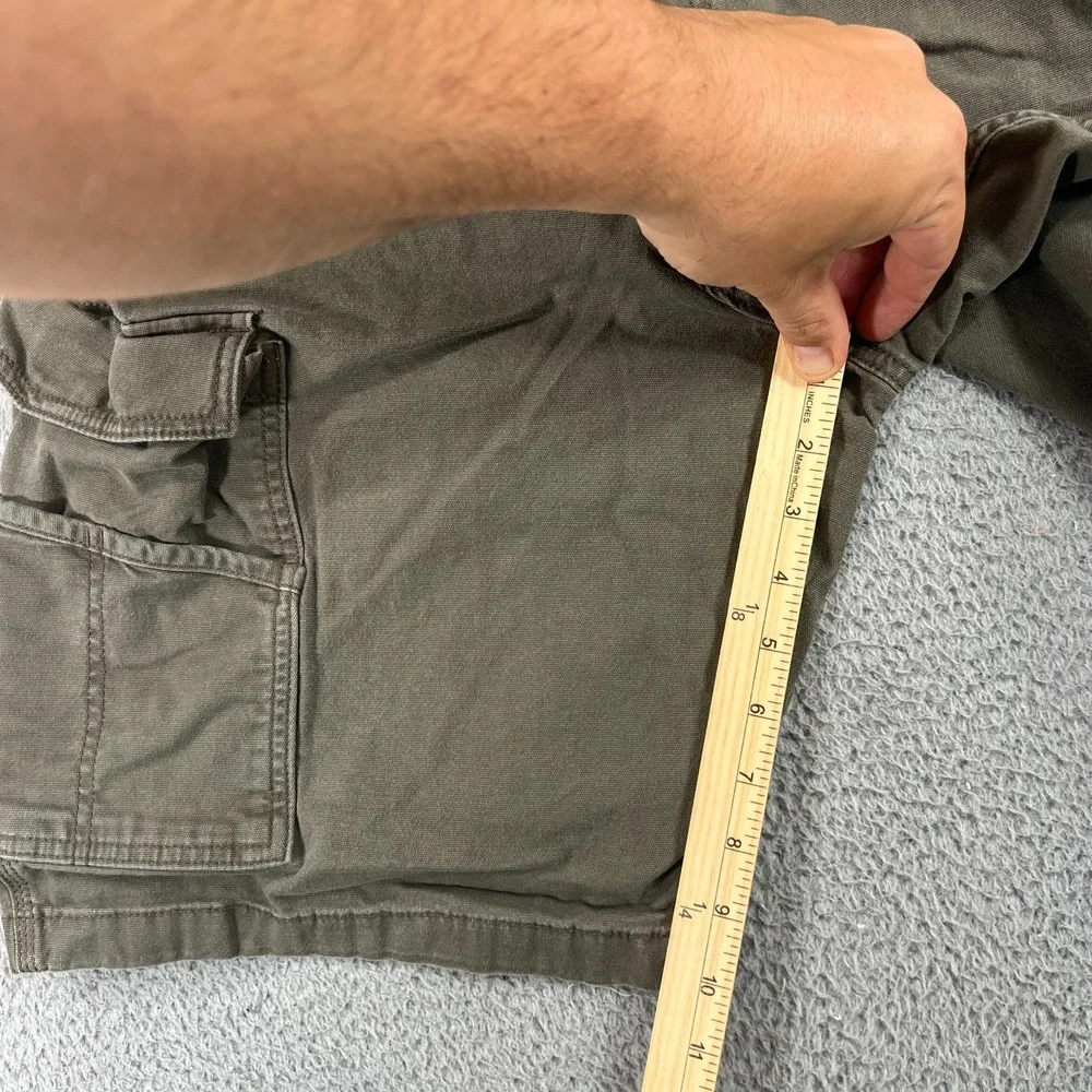 Carhartt Relaxed Fit Cargo Shorts Mens 40 Dark Green Rugged Flex Work 103542 217